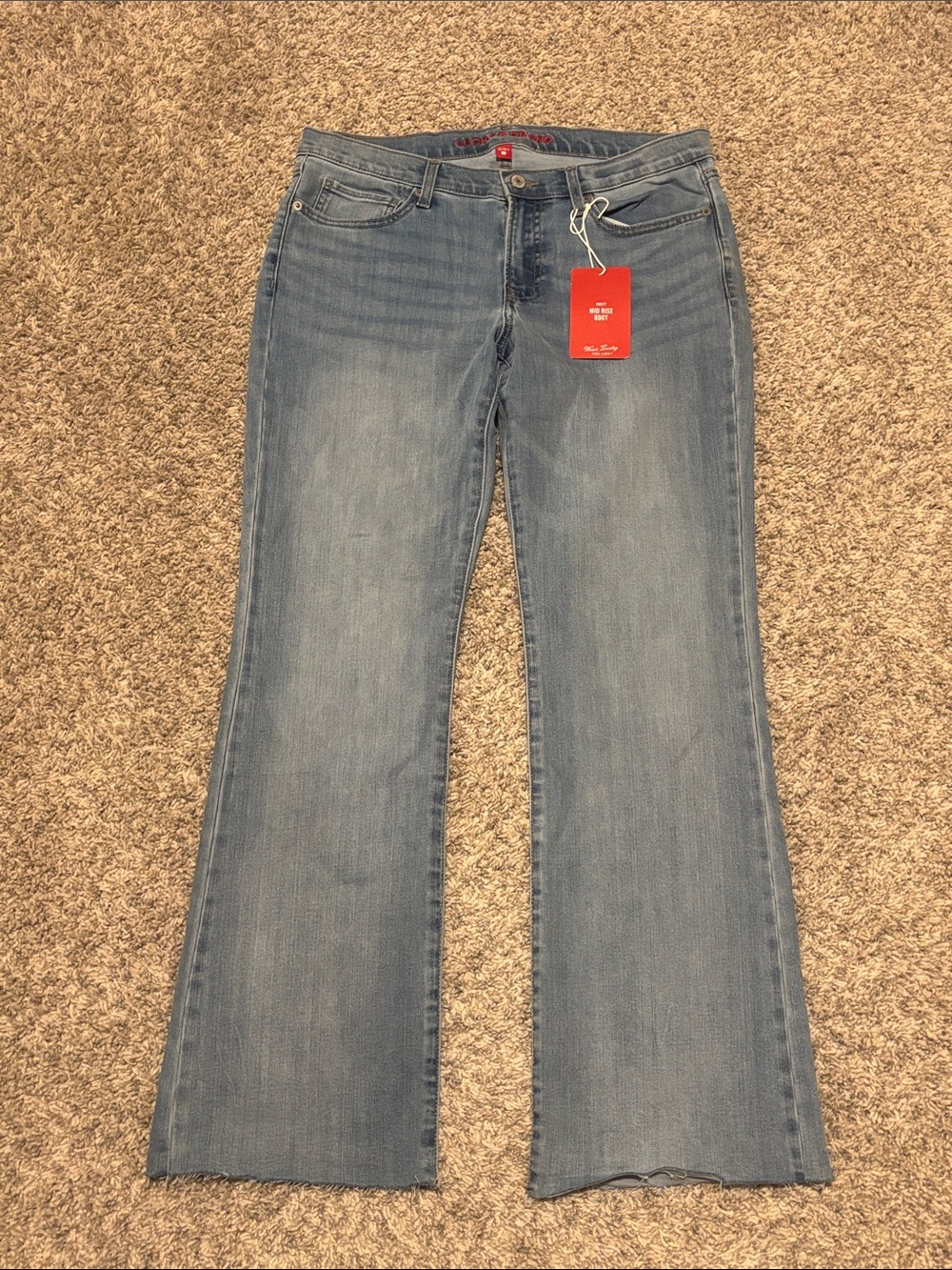 NWT Lucky Brand Mid Rise Boot Cut Jeans 30 Ankle